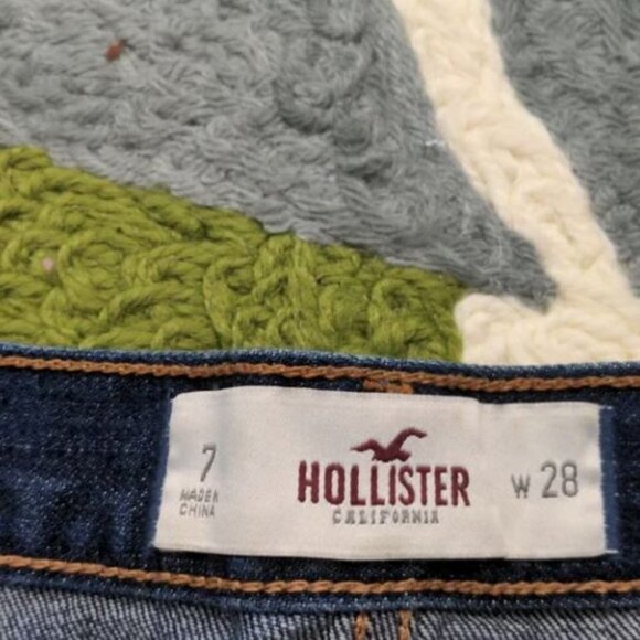 Hollister vintage distressed denim shorts 28 - Picture 2 of 3